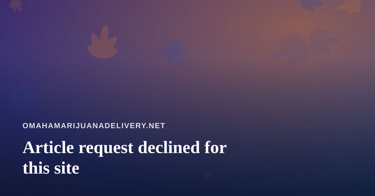 Article request declined for this site