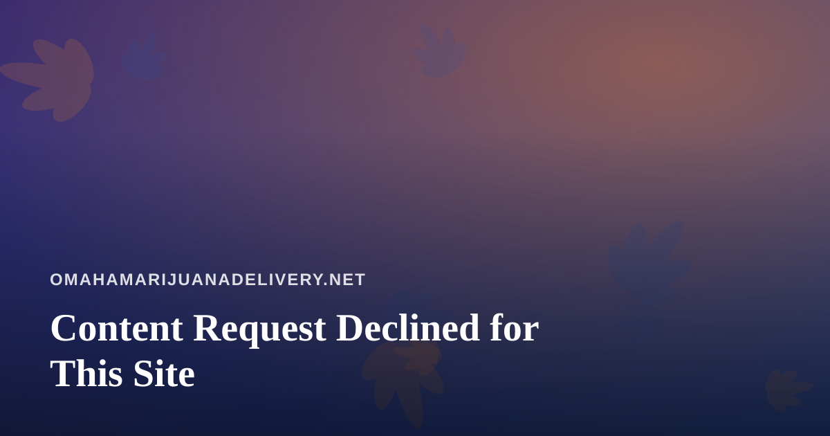 Content Request Declined for This Site